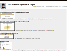 Tablet Screenshot of dwstockburger.com